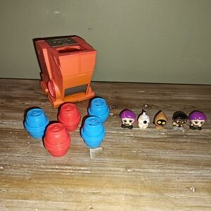 Star Wars Miniature Toy Set - Red, Blue, Orange